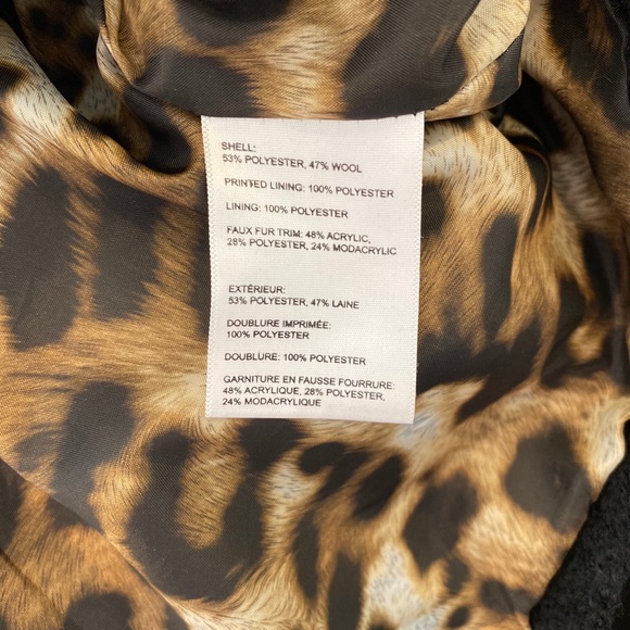 Laundry by Shelli Segal Black Coat 8 - Picture 4 of 6